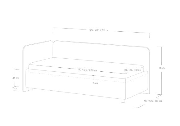 Кровать Capri