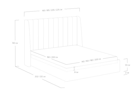 Кровать Samanta