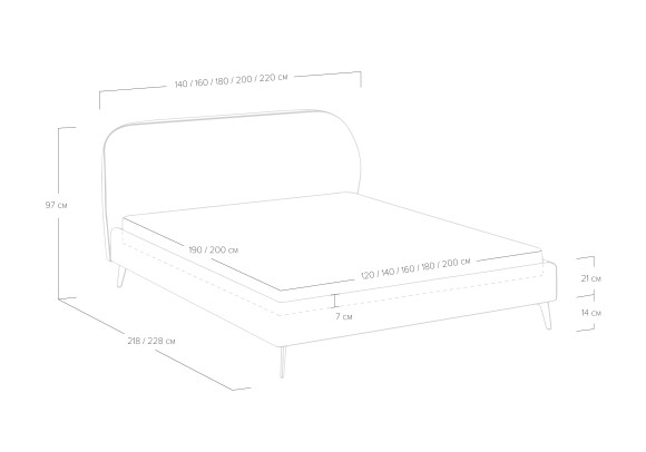 Кровать Katrin