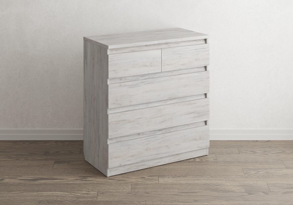 Комод Aksel 5 ящиков (ясмунд) 