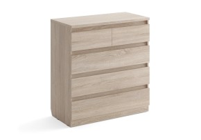 Комод Aksel 5 ящиков (дуб сонома) 