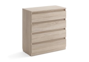 Комод Aksel 4 ящика (дуб сонома) 