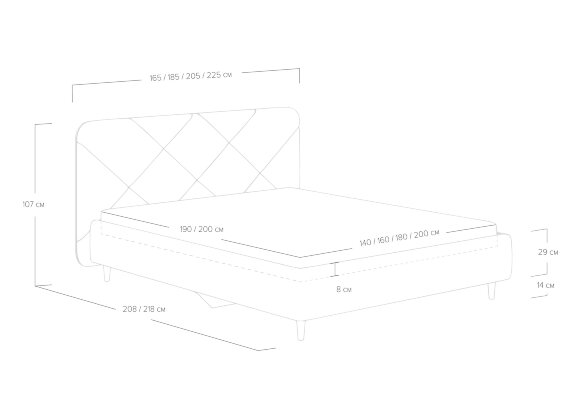 Кровать Taylor