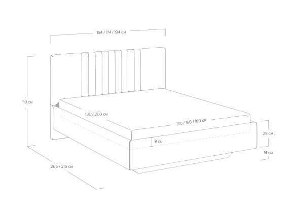 Кровать Arizona