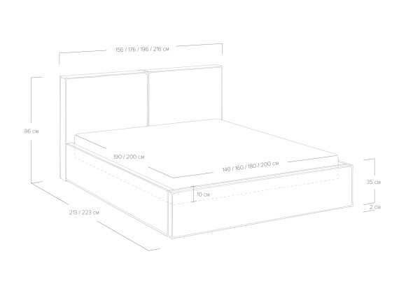 Кровать Nevada