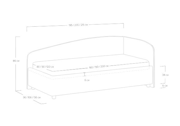 Кровать Paola
